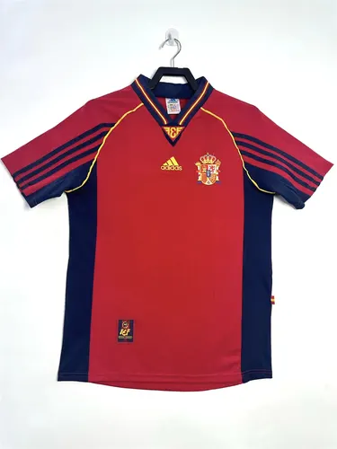 1998 Rétro Espagne Domicile Maillot de Foot 