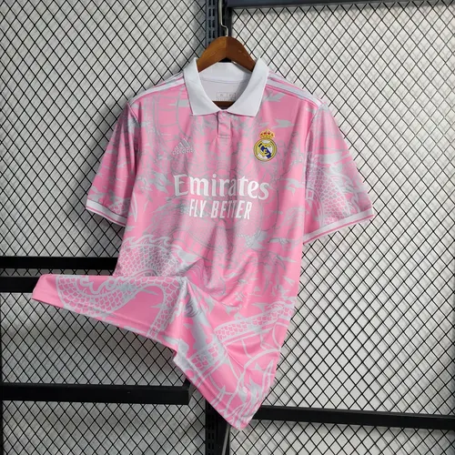 2023/2024 Real Madrid Chinesischer Drachen Pink Fußballtrikot — view 5