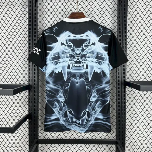 2025/2026 Manchester City Schwarz-Blau Konzeptversion Fußballtrikot  — view 2
