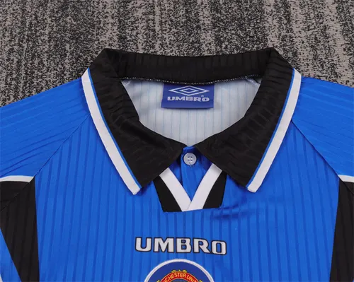 1996/1998 Retro Manchester United Drittes Auswärts Fußballtrikot AAA fan-gradät Kindergröße — view 3