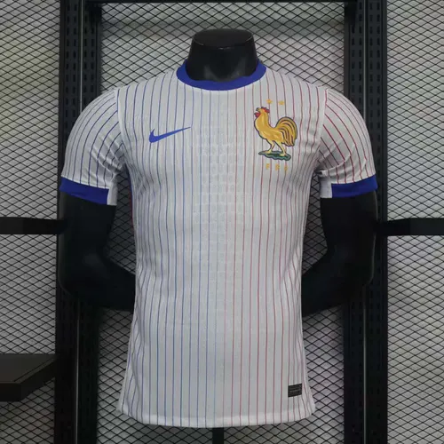 2024-2025 Spielerversion Frankreich Auswärts-Fußballtrikot 