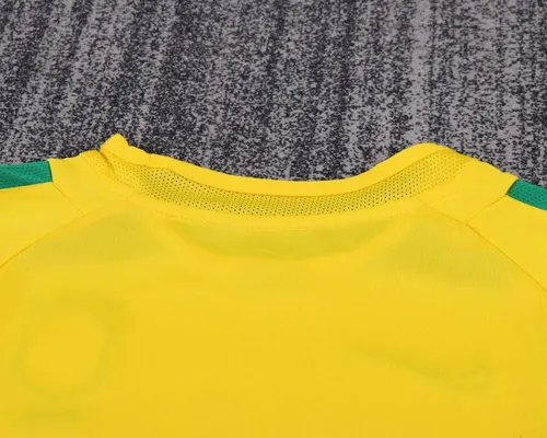 2002 Retro Brasilien Heim-Fußballtrikot   Kindergröße — view 3