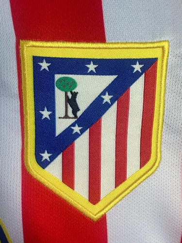 Camisa de Futebol Retro Manga Longa Atletico Madrid Home 2004/2005  — view 4