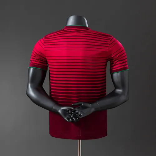 2014 Retro Spieler Version Portugal Heim Trikot AAA Fan-Qualität — view 2