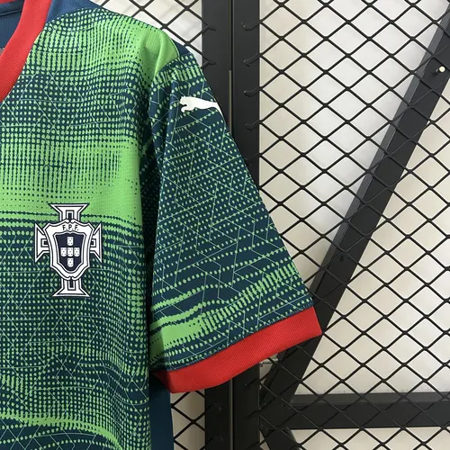 2025 Portugal Trainingsbekleidung Grün Fußballtrikot AAA Fan-Qualität — view 5