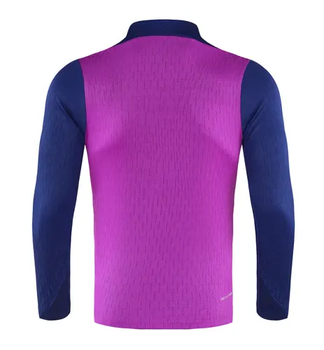 Chándal de entrenamiento con media cremallera morado de Barcelona 2025/2026 Set Camiseta Calidad Thai — view 4