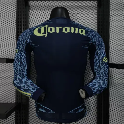 2025/2026 كم طويل نسخة اللاعب Club América قميص كرة قدم خارجي جودة تايلاندية — view 2