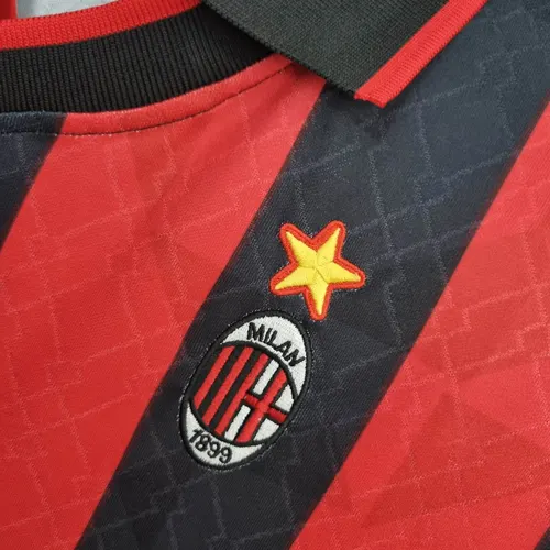 1995/1996 Retro AC Milan Home Football Shirt  — view 5