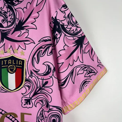 2024-2025 Itália Camisa de Futebol Rosa Edição Especial — view 5