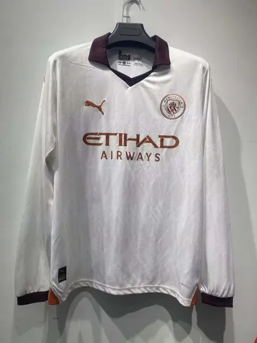 2023/2024 Long Sleeve Manchester City Away Football Shirt  — view 1