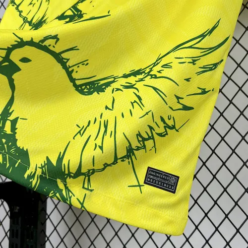 2025/2026 Brazil Pigeon Yellow Football Shirt  — view 6