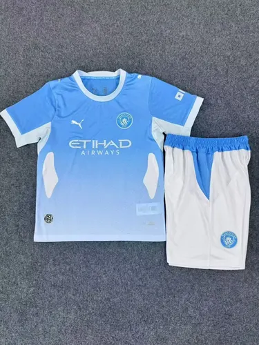 2026/2027 Manchester City Home Football Jersey   Kids Size