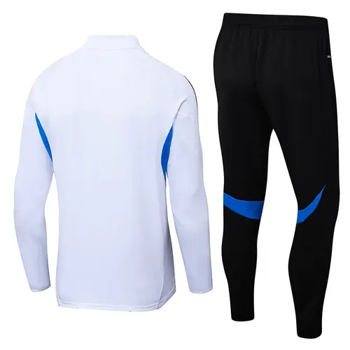 2025/2026 Manchester United Conjunto Treino Meia Puxada Branco Camisa Futebol  — view 2