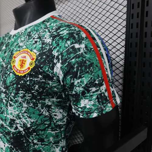 2024/2025 Spielerversion Manchester United Gemeinschaftsausgabe Fußballtrikot AAA fan-gradät — view 5