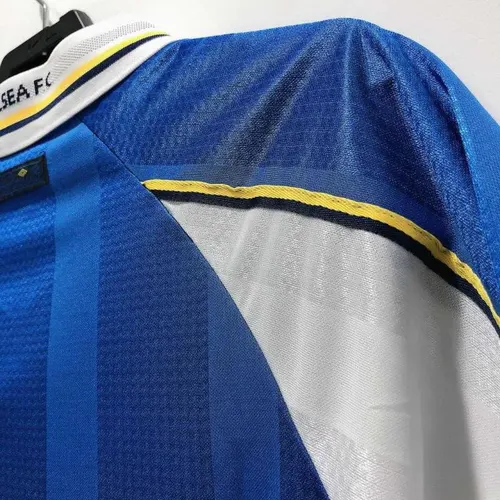 Maillot de football domicile rétro Chelsea 1997-1999 lande — view 6