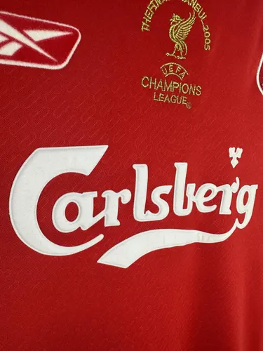 2004/2005 Camisa Retrô Liverpool FC Home Manga Longa  — view 4