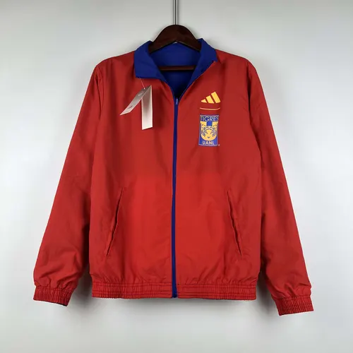 2023/2024 Tigres Reversible Windbreaker(Blue-red)Soccer Jersey  — view 9