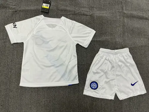 2023/2024 Internazionale Mailand Auswärts Fußballtrikot AAA fan-gradät Kindergröße — view 2