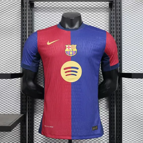 2024/2025 Spielerversion Barcelona Heim Ohne Spotify AAA fan-gradät