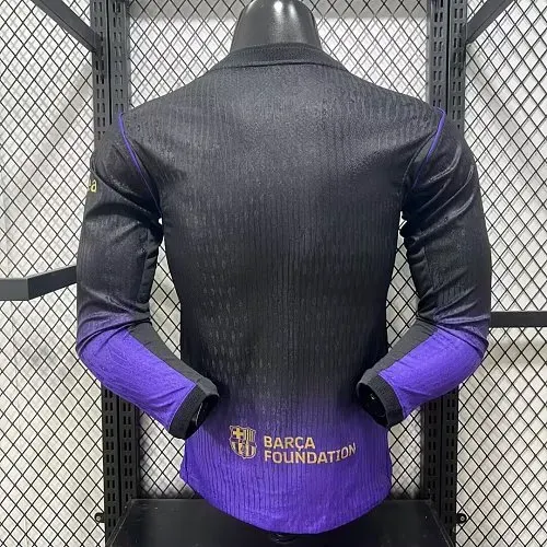 Camiseta de fútbol Barcelona Visitante Manga Larga Versión Jugador 2026/2027   — view 2
