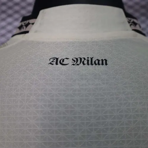 2023/2024 Versão Jogador AC Milan Edição Conjunta Camisa de Futebol  — view 3