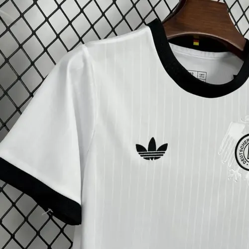 Camisa de Futebol Branca Edição 125º Aniversário Alemanha 2025 AAA para Torcedores Tamanho Infantil — view 6