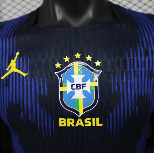 2026 Manches Longues Version Joueur Brazil Extérieur Maillot Football AAA qualité fan — view 4