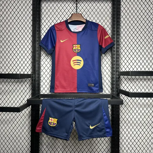 2024/2025 Barcelona Home No Spotify Football Shirt  Kids Size — view 1