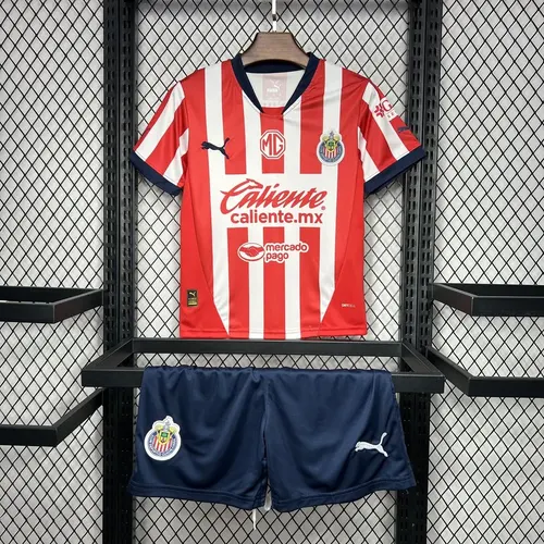 2024/2025 Chivas Home Soccer Jersey  Kids Size