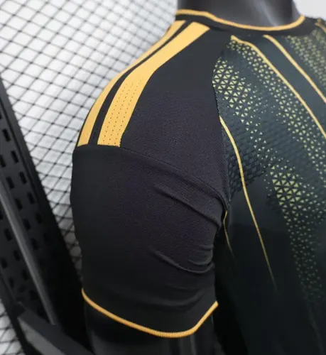 2026 Player Algerien Nationalmannschaft Trainingsanzug Schwarz Fußballtrikot  — view 5