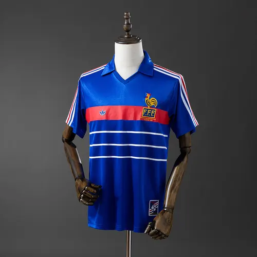 Maillot Domicile France 1984 Rétro AAA qualité fan