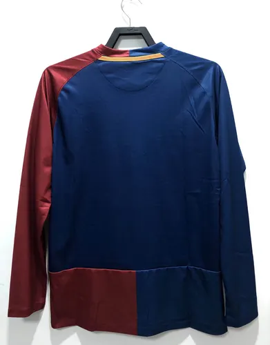 Maillot de football domicile manches longues rétro 2008/2009 Barcelone Ligue des Champions  — view 2