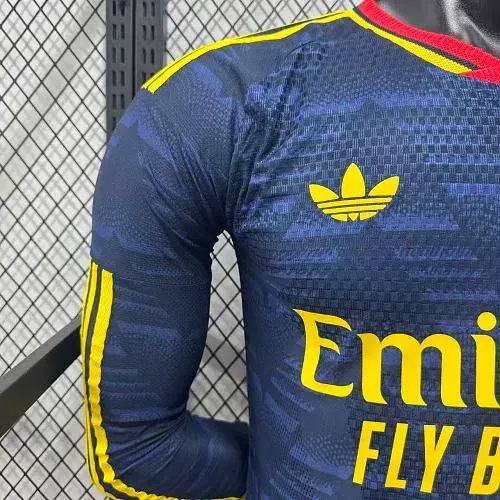 قميص أرسنال الخارجي لكرة القدم بأكمام طويلة نسخة اللاعب 2026/2027 جودة تايلاندية  — view 8