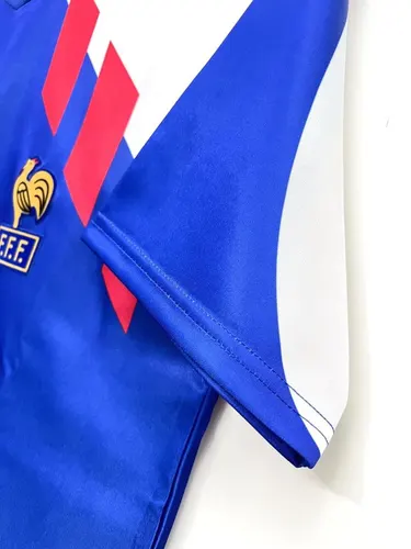1990 Retro France Home Football Shirt  — view 6