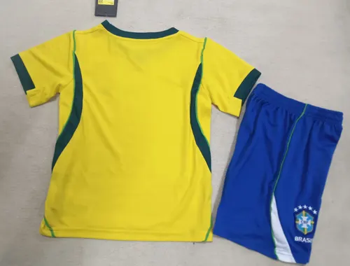 2026 Camiseta de Fútbol Local Brasil  Talla Infantil — view 2