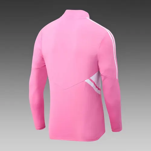 Conjunto de Treino Meia-Puxada Lyonnais Rosa 2022/2023 — view 4