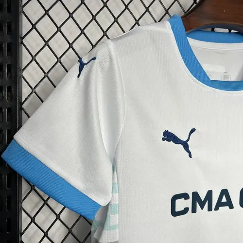 2024/2025 Olympique de Marseille Camiseta Local Calidad Thai Talla Infantil — view 4