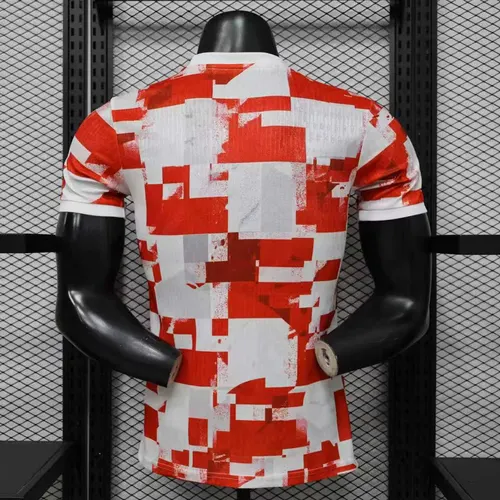 2026 Version Joueur Maillot Édition Spéciale Rouge Blanc Équipe Nationale Croatie Football   — view 2
