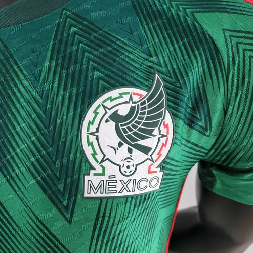 2022 FIFA Weltmeisterschaft Spielerversion Mexiko Heim Fußballtrikot — view 5