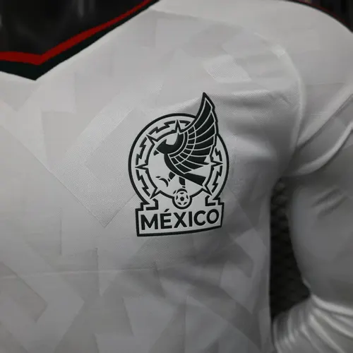 نسخة اللاعب 2026 قميص كرة القدم المكسيكي الخارجي طويل الأكمام درجة المشجع AAA — view 6