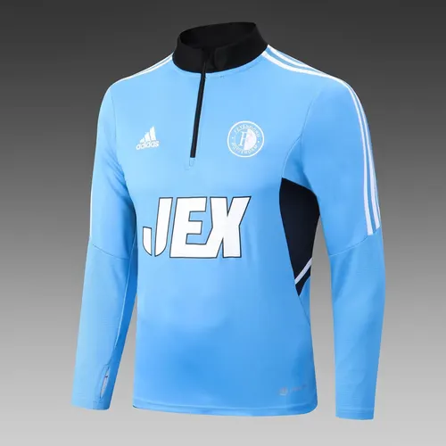 Survêtement d'Entraînement Mi-Zip Feyenoord Rotterdam Bleu 2022/2023  Ensemble — view 3
