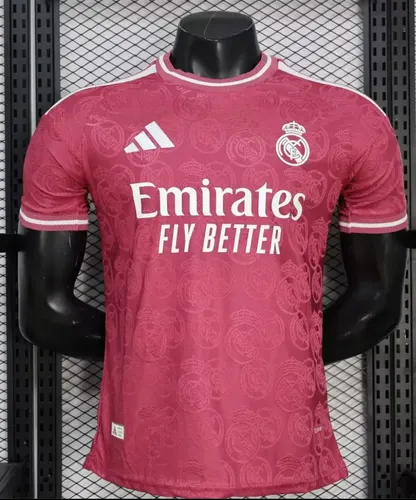 2026/2027 Versão Jogador Real Madrid Edição Especial Vermelha Camisa de Futebol  