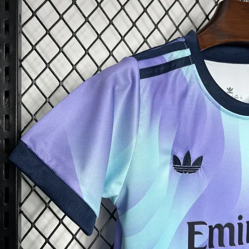 2024/2025 Arsenal Drittauswärts Fußballtrikot AAA fan-gradät Kindergröße — view 4