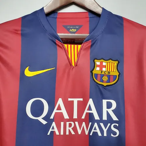Maillot de football domicile rétro Barcelone 2014/2015  — view 3