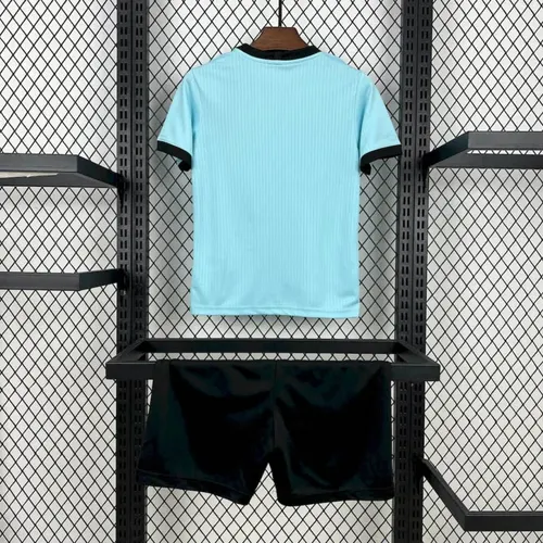 2025 Germany 125th Anniversary Edition Goalkeeper Light Blue Football Shirt  Kids Size — view 2