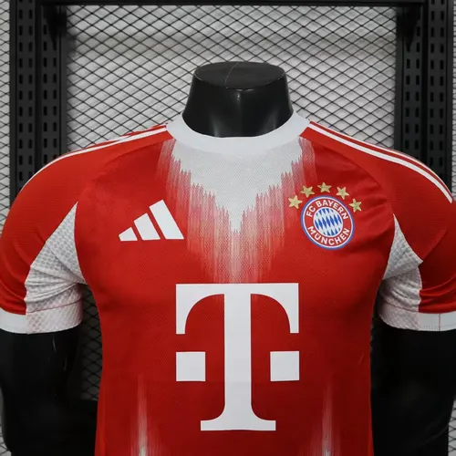 2025/2026 Player Version Bayern Munich Home 01 Football Shirt  — view 3