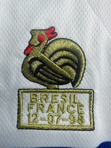 1998 Retro Langarm Frankreich Auswärtstrikot  — view 4