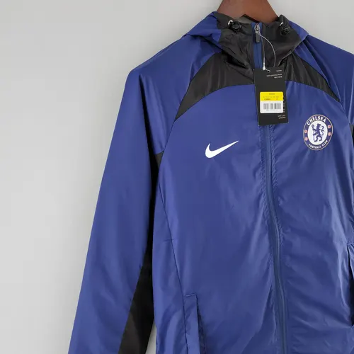 Chaqueta Cortavientos Chelsea 2022 Azul Negro — view 6