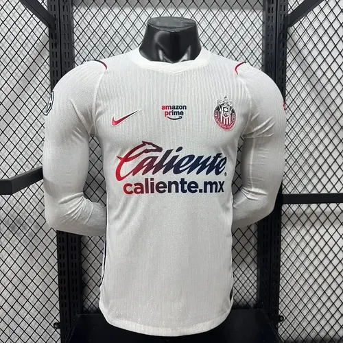 2026/2027 Long Sleeve Player Version Chivas Away Football Jersey  