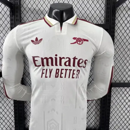 2025/2026 Langarm Spielerversion Arsenal Third Auswärts Fußballtrikot  — view 3